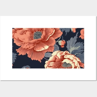 Colorful Flower Pattern V13 Posters and Art